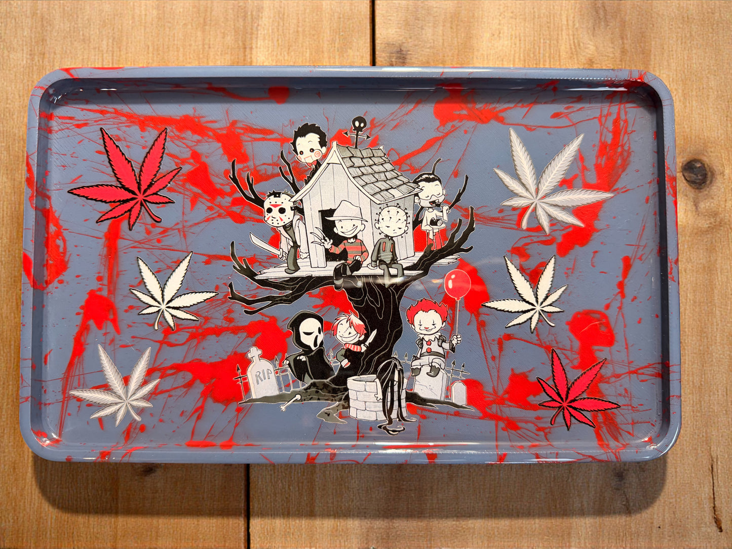 Horror Kids Treehouse Rolling Tray