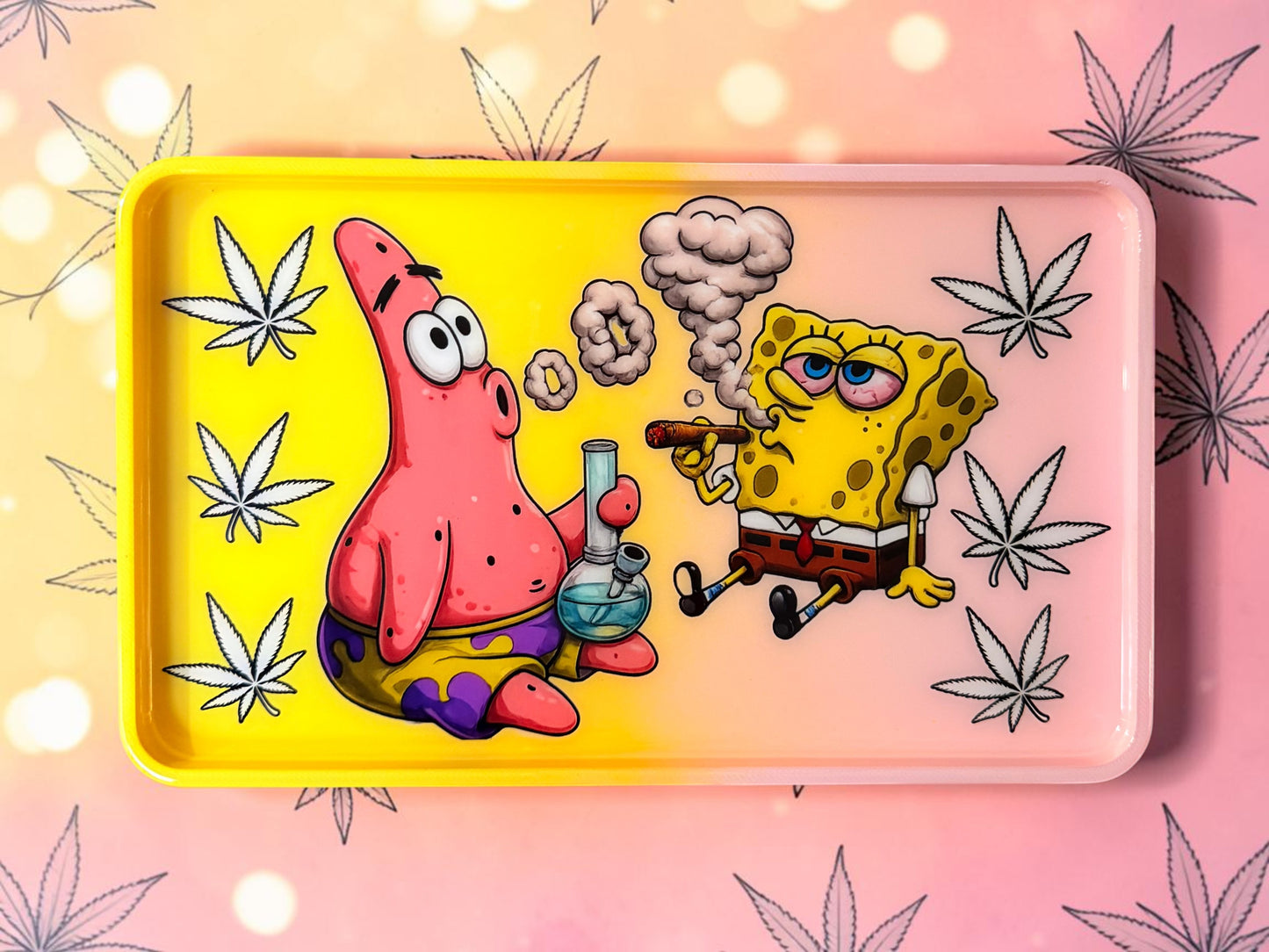 Spongebob and Patrick Rolling Tray