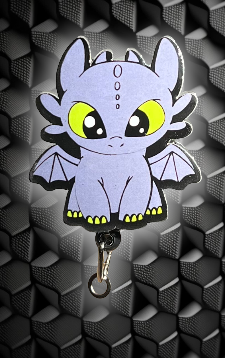 Baby Dragon Badge Reel – JoCo Custom Designs