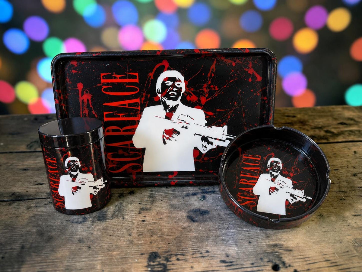 Scarface Rolling Tray, 420 Gift, Stoner Gift, Custom Rolling Tray