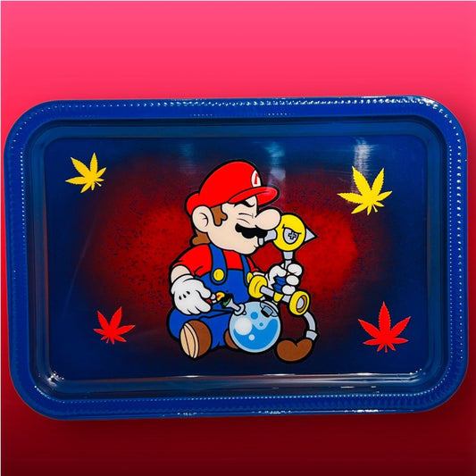 Smoking Mario Rolling Tray