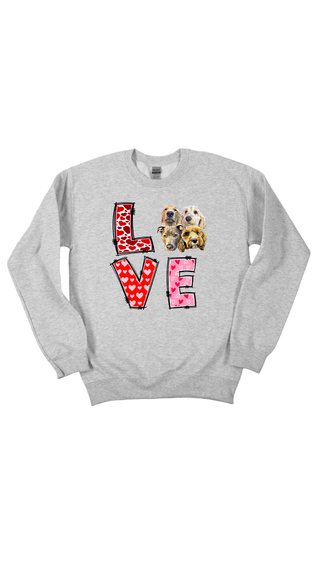 Custom Love Sweatshirt