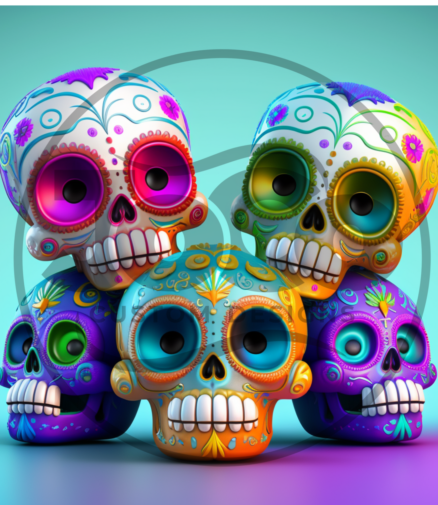 Cute Sugar Skull PNG