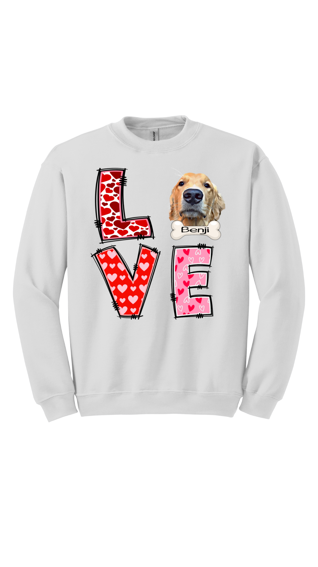 Custom Love Sweatshirt