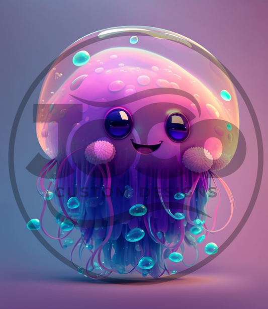 Cartoon Jellyfish PNG