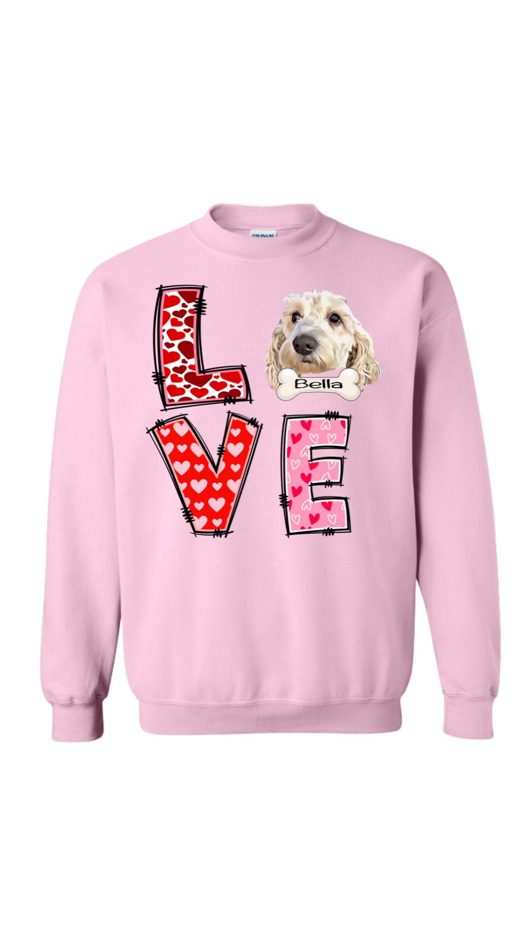 Custom Love Sweatshirt