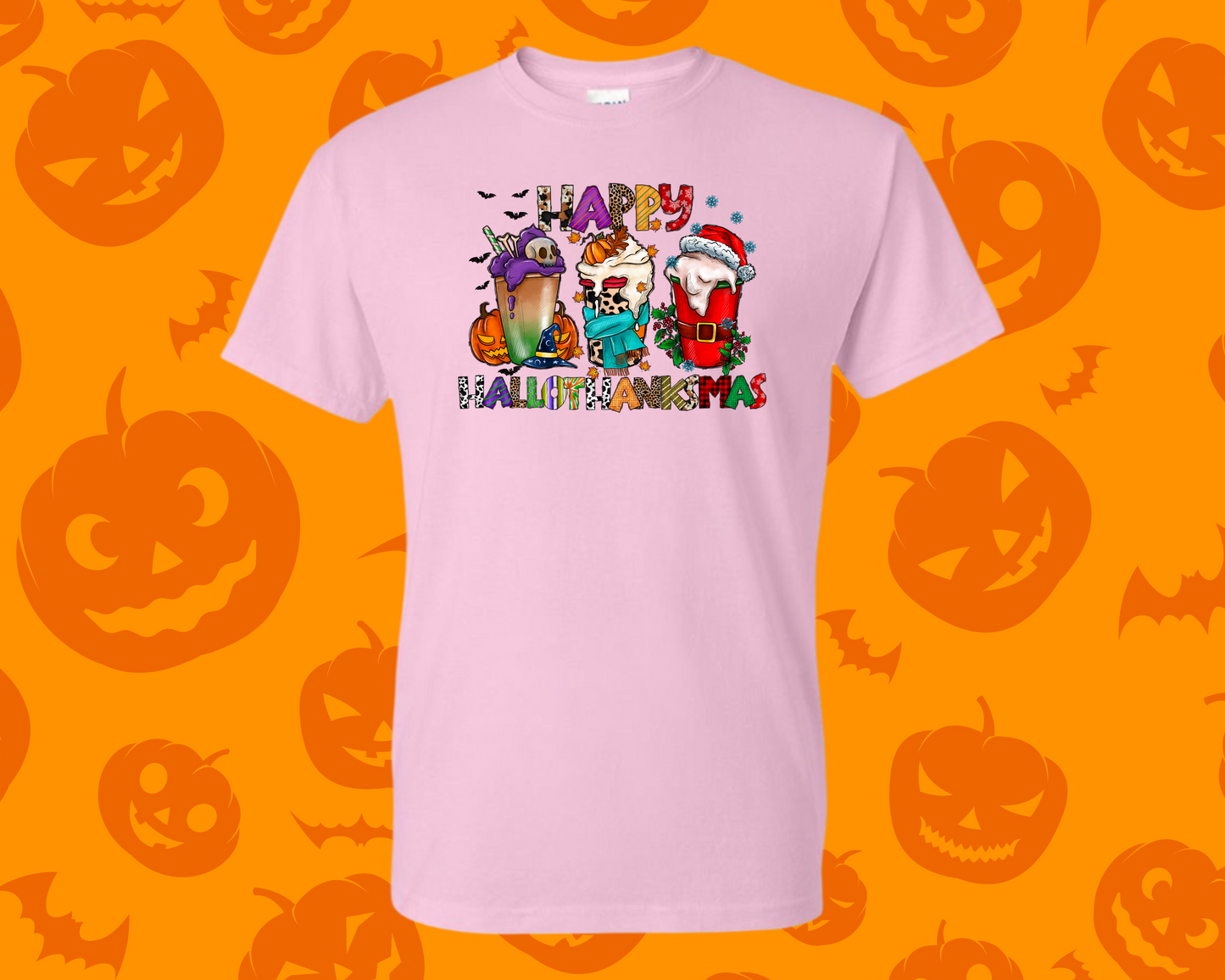 Happy Hallothanksmas Coffee Shirt