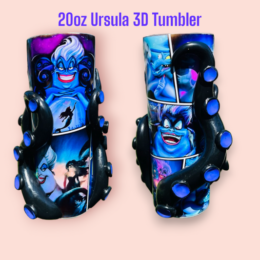 Ursula 3D Tentacle Tumbler