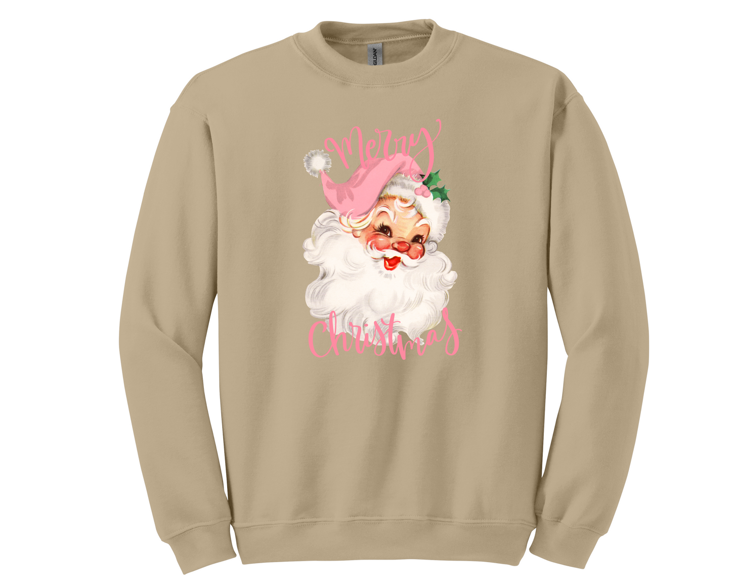 Pink Vintage Santa Shirt