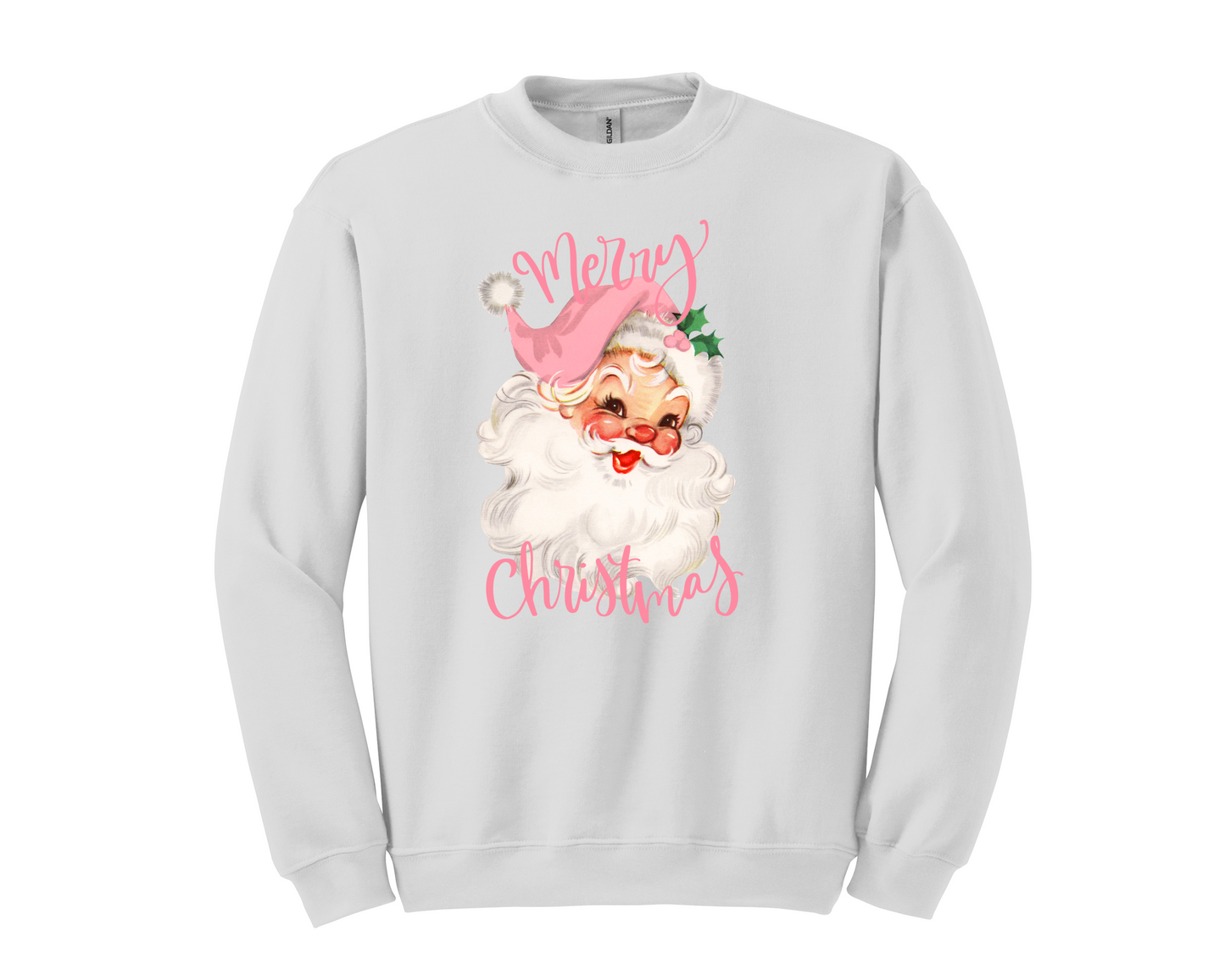 Pink Vintage Santa Shirt