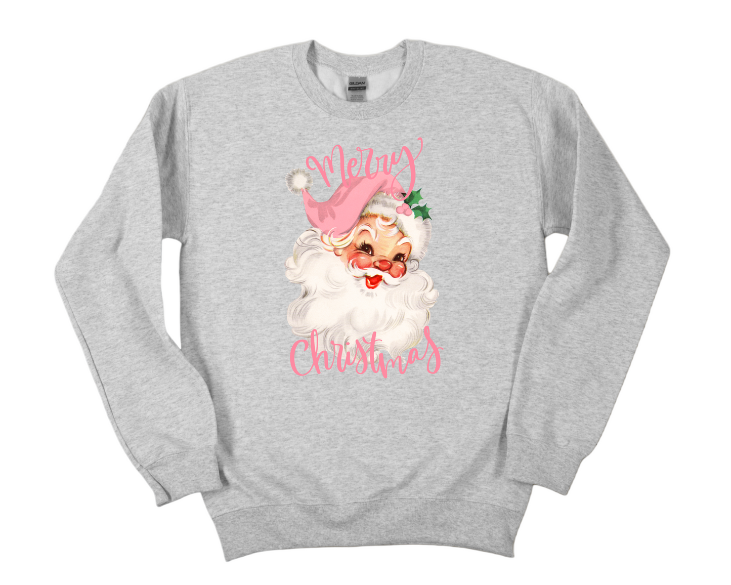 Pink Vintage Santa Shirt