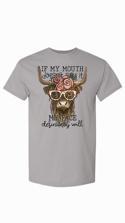 Highland Cow Attitude Shirt