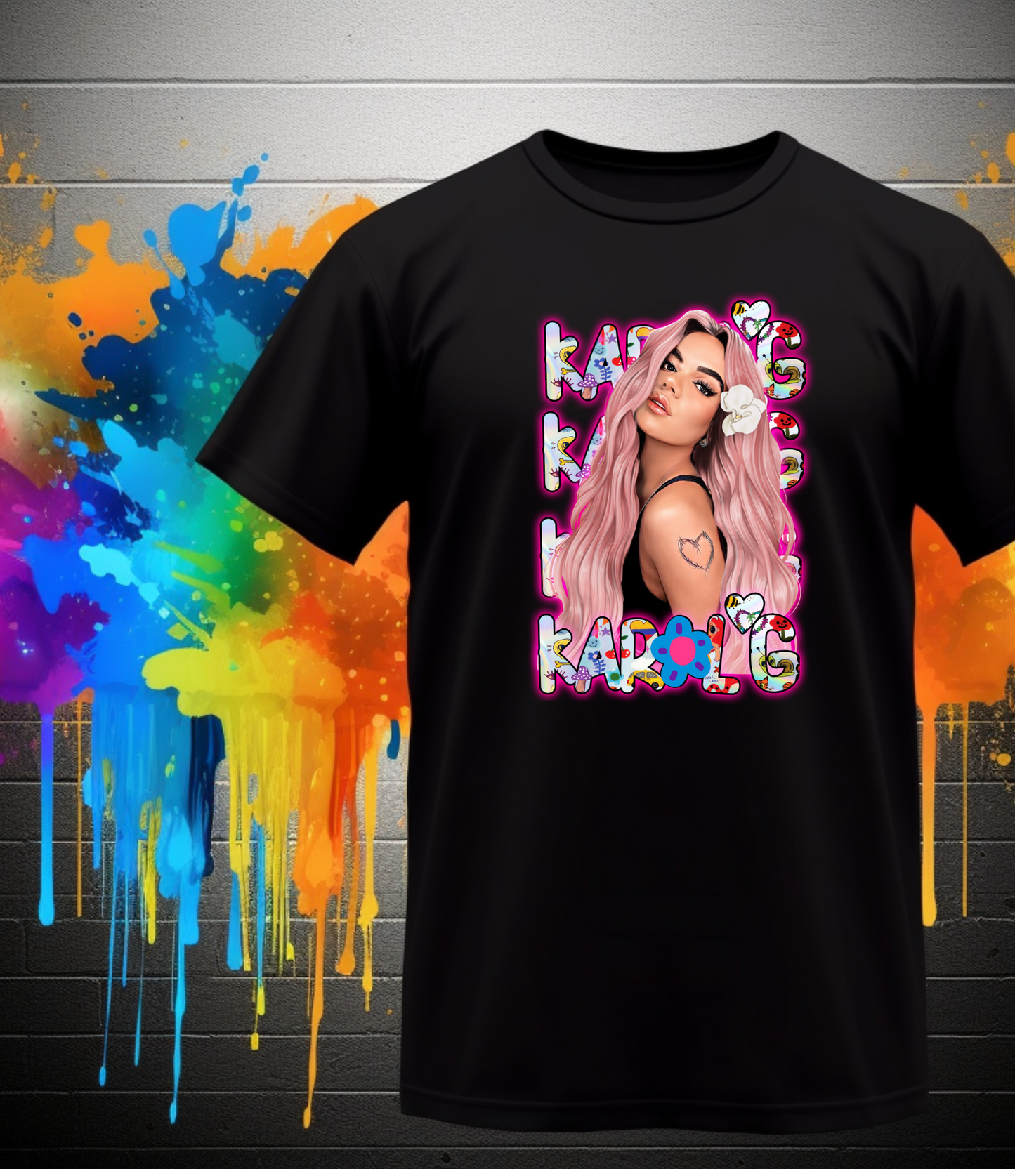 Karol G Colorful Shirt