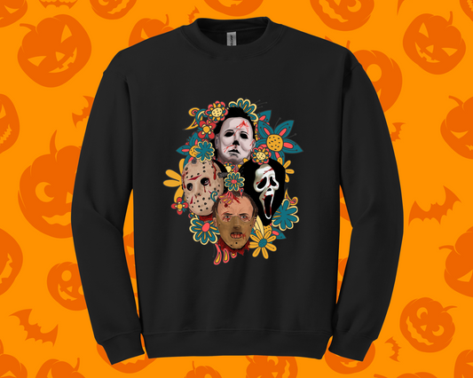 Retro Slasher Blooms Shirt