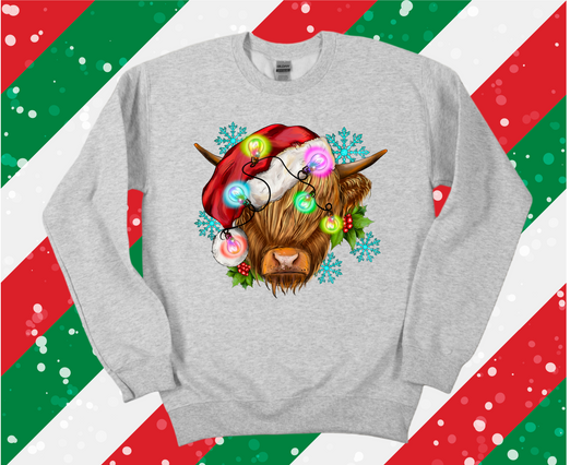 Christmas Cow Shirt