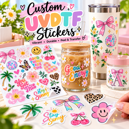 Custom UV DTF Stickers