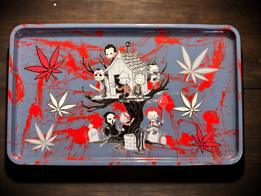 Horror Kids Treehouse Rolling Tray