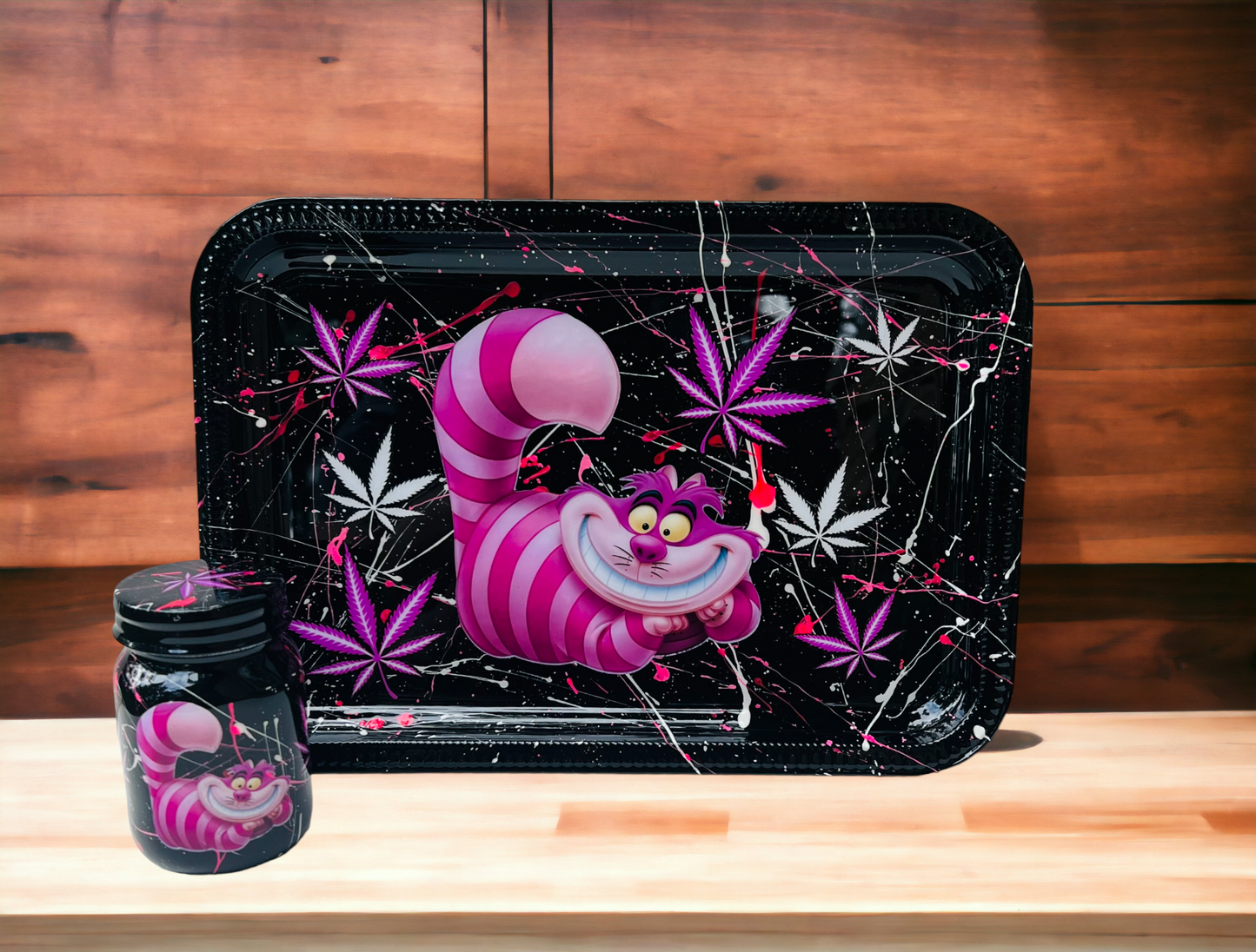 Cheshire Cat Rolling Tray