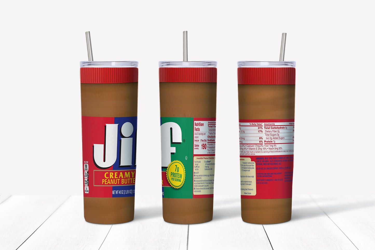 Spread the Joy Jif Peanut Butter Tumbler