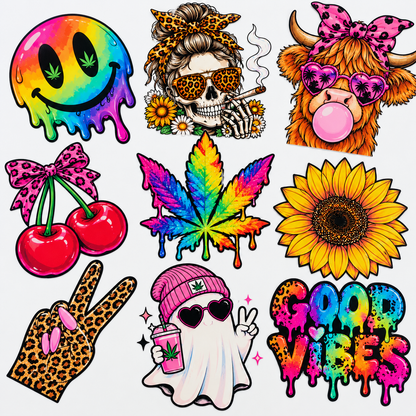 Custom UV DTF Stickers