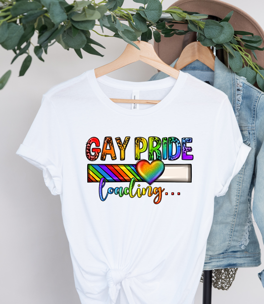 Gay Pride Loading Shirt