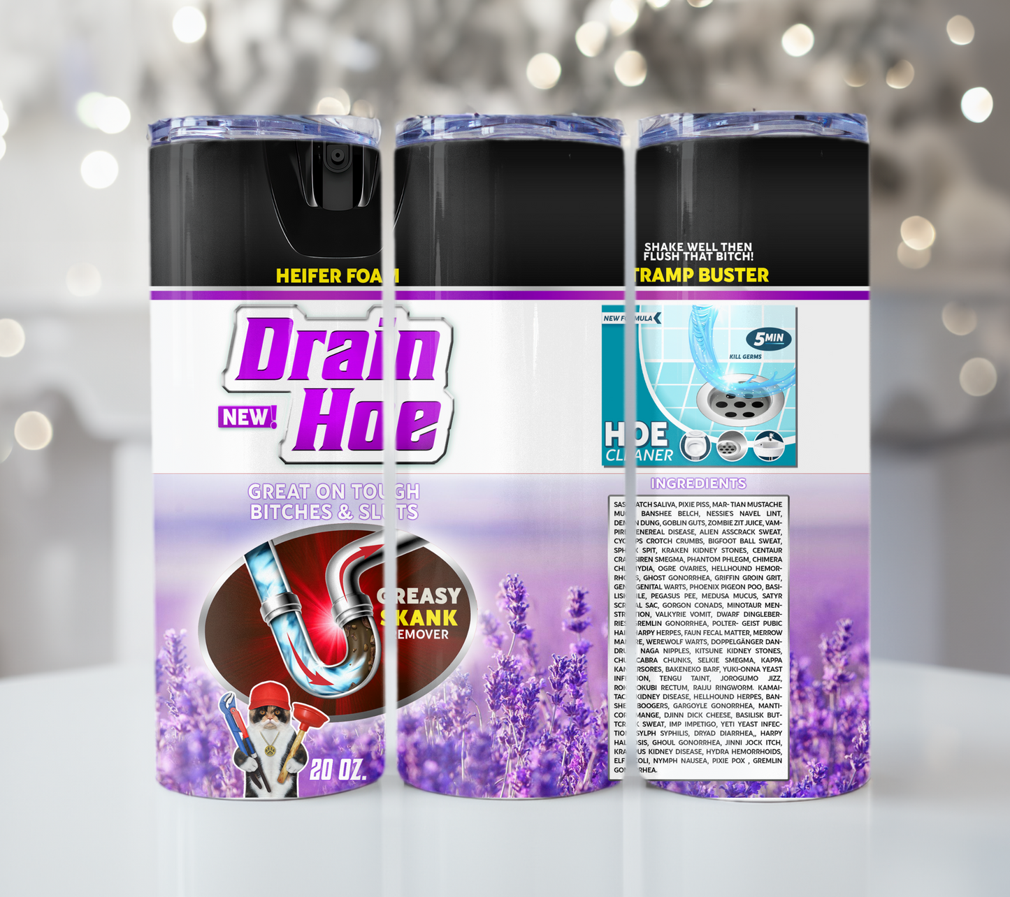 Drain Hoe Tumbler