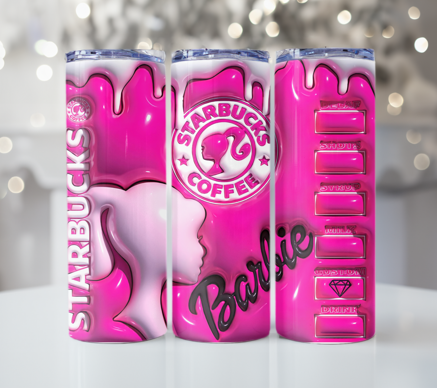 Barbie Pink Sbux Tumbler