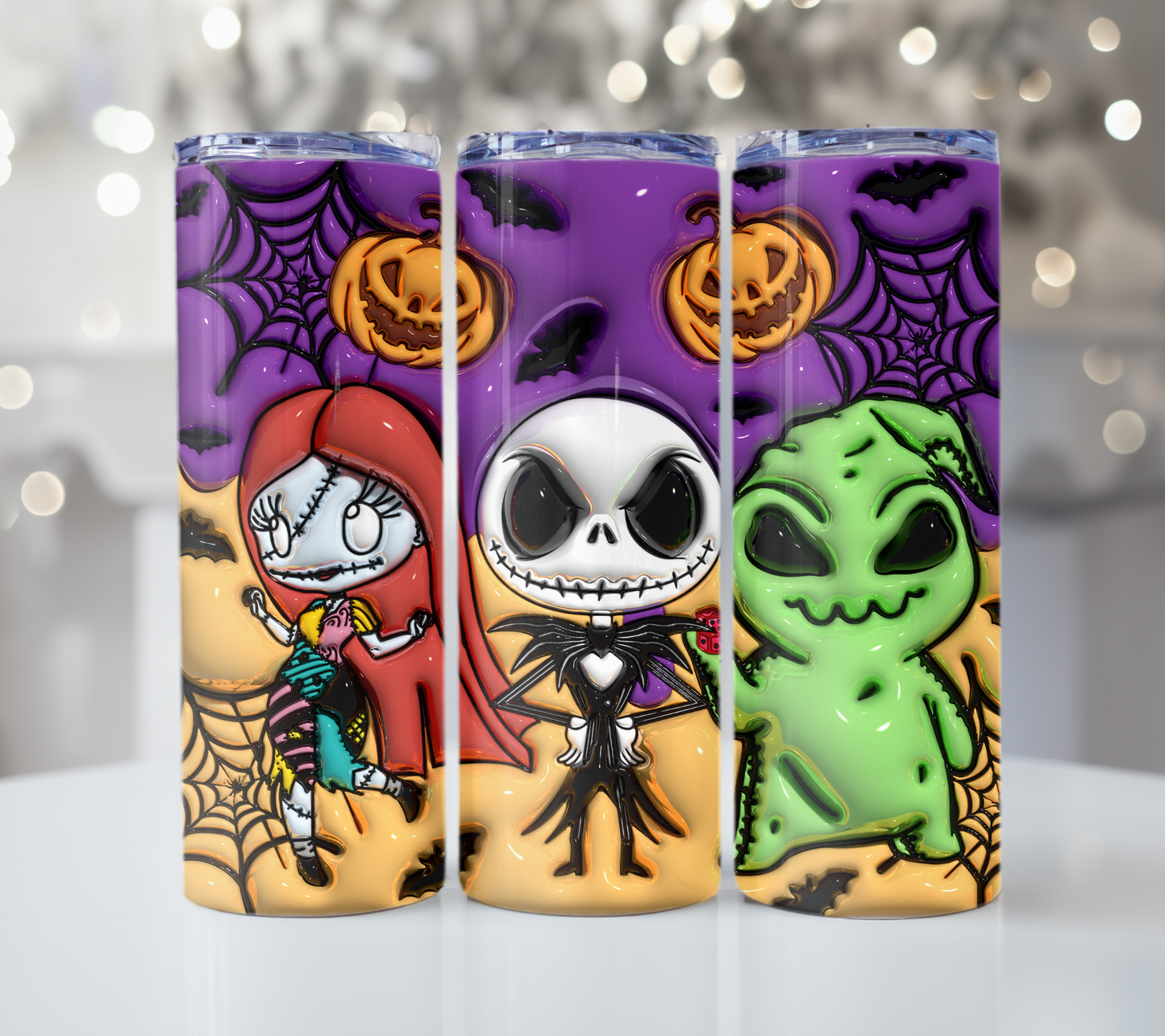 3D Nightmare Before Christmas Tumbler