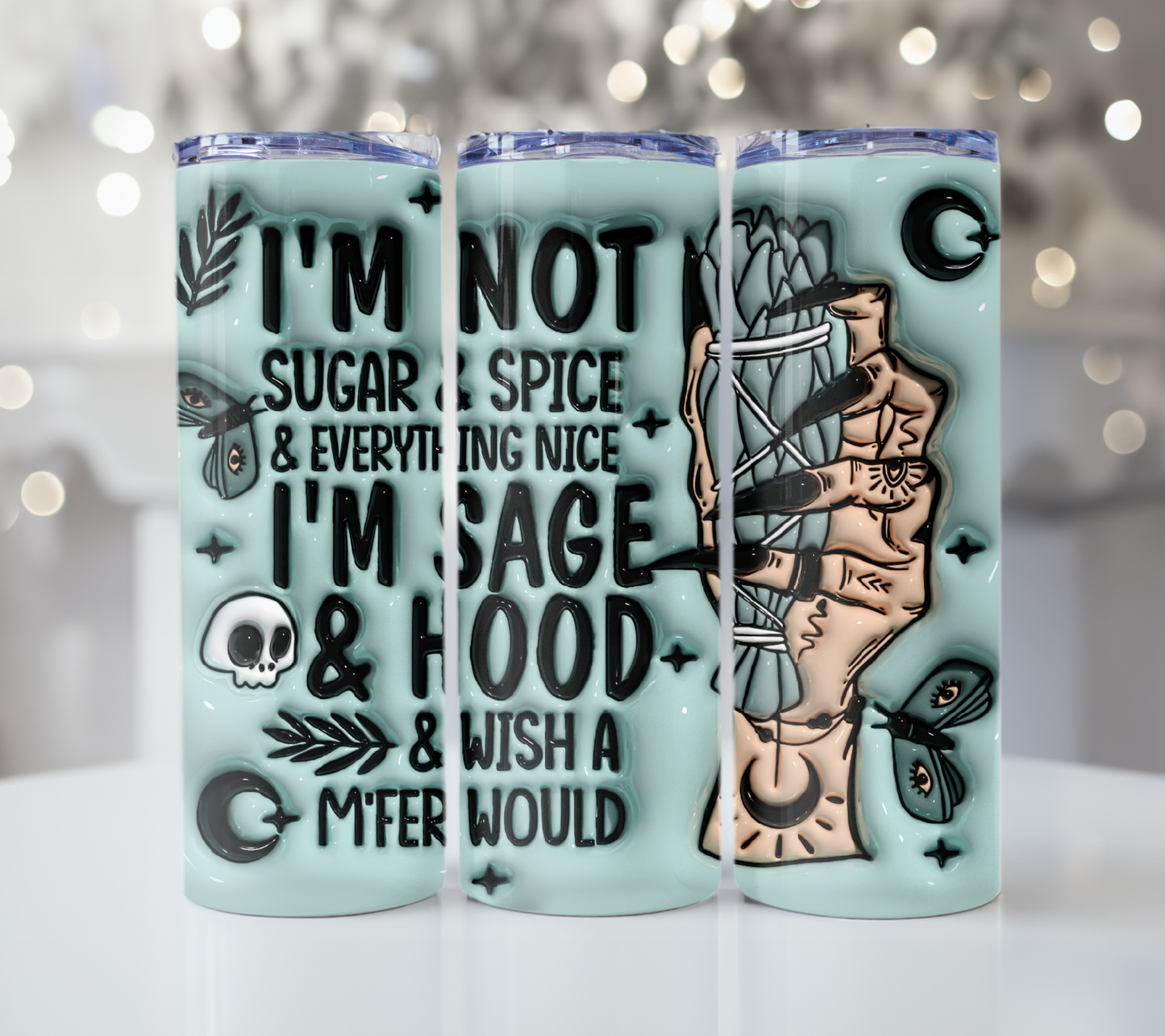 Sage and Hood Tumbler