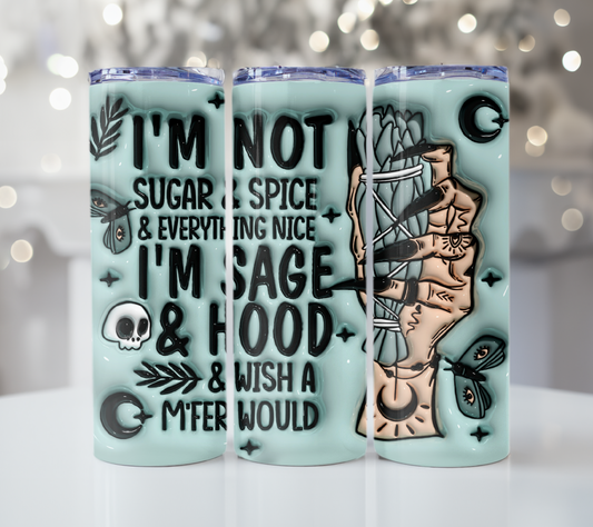 Sage and Hood Tumbler