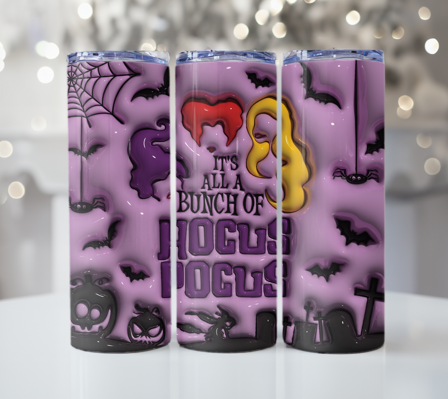 3D Hocus Pocus Tumbler