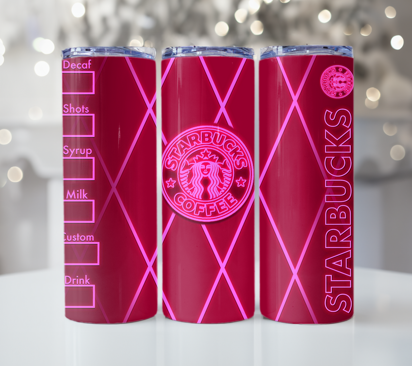 SBux Neon Tumbler