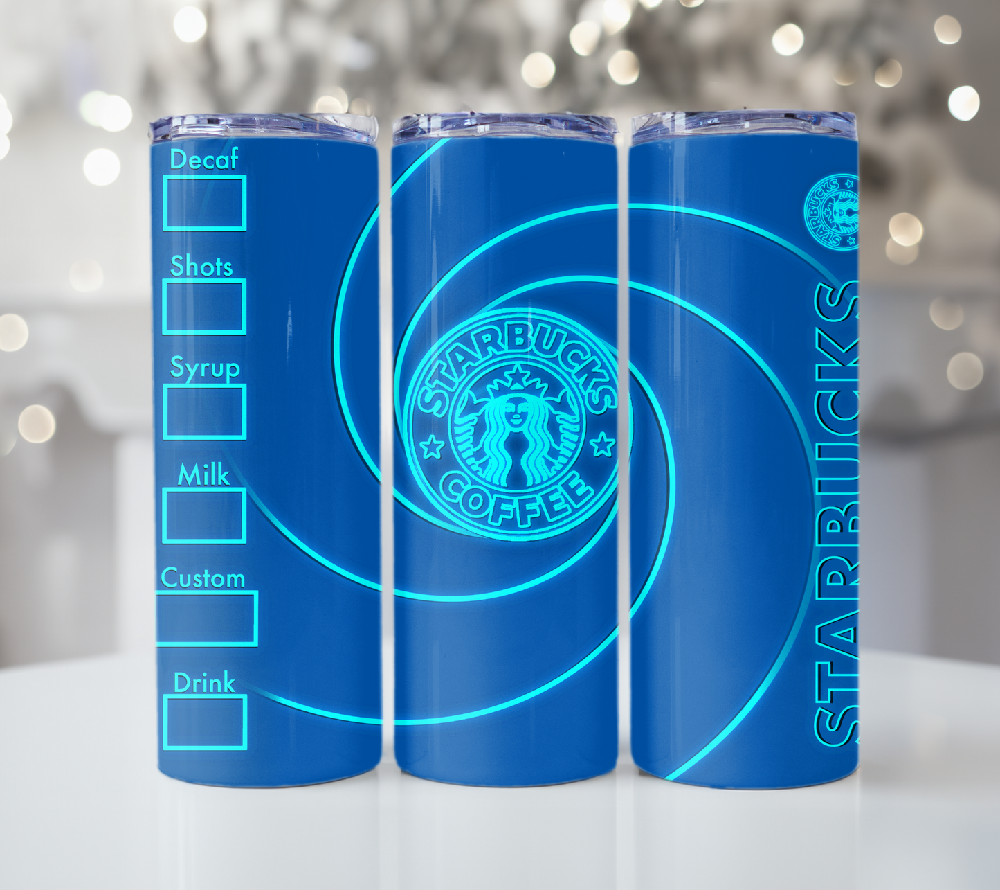 SBux Neon Tumbler