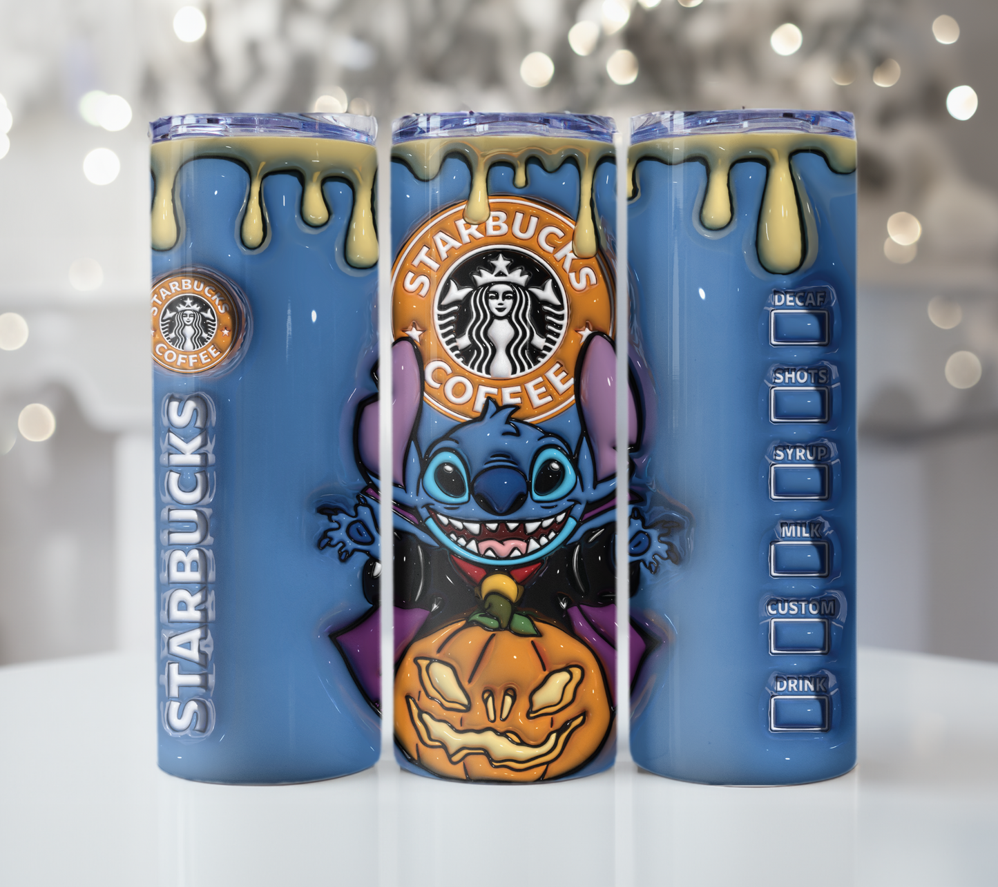 Stitch Halloween Tumbler