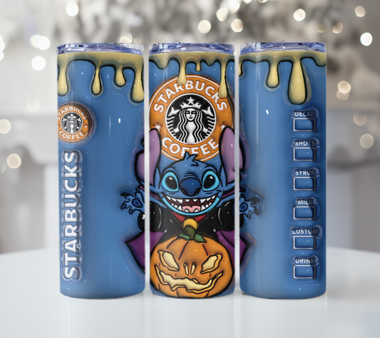 Stitch Halloween Tumbler