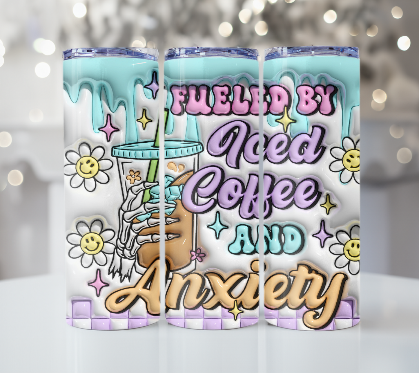 Iced Coffee and Anxiety Tumbler