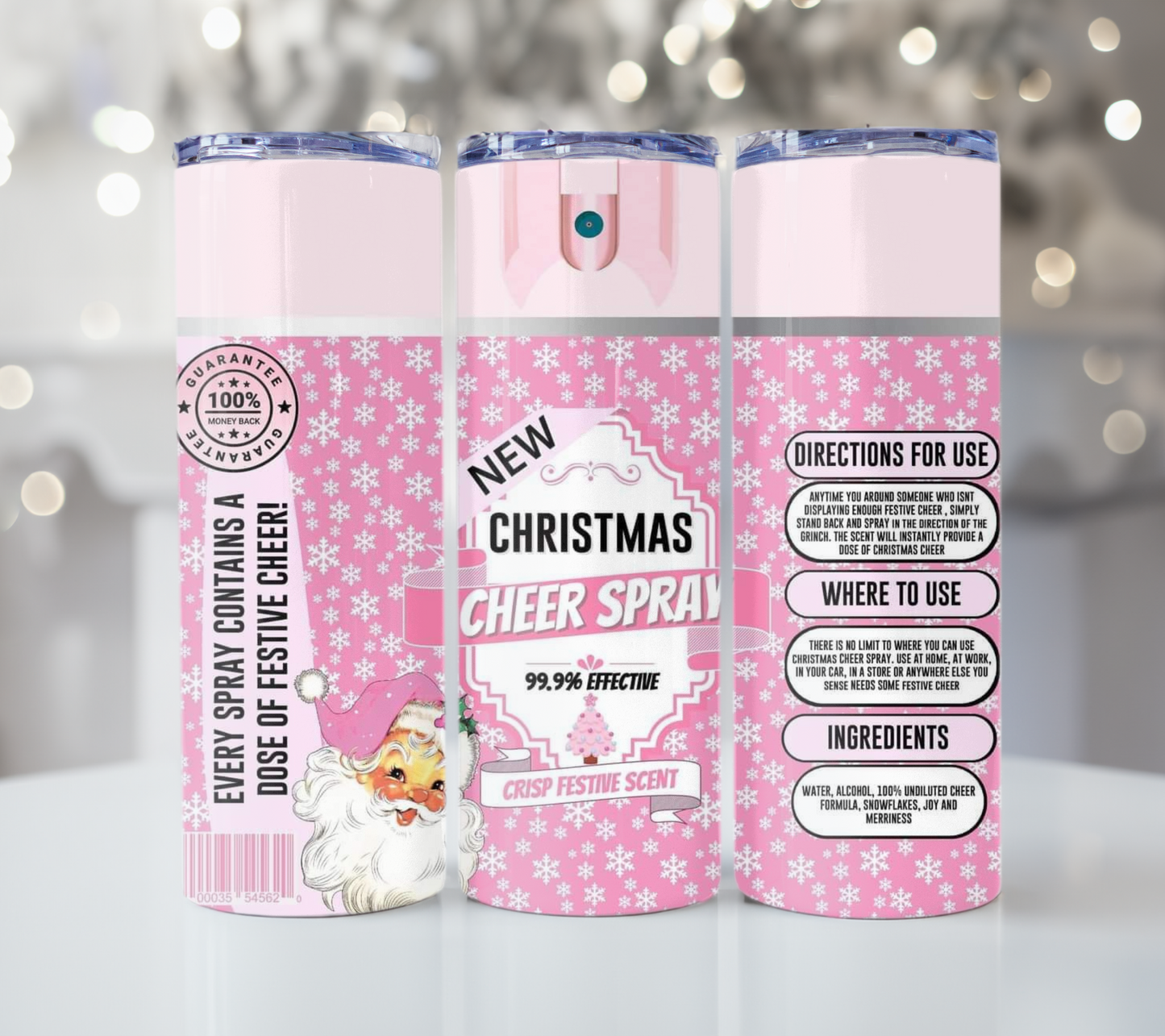 Christmas Cheer Spray Tumbler