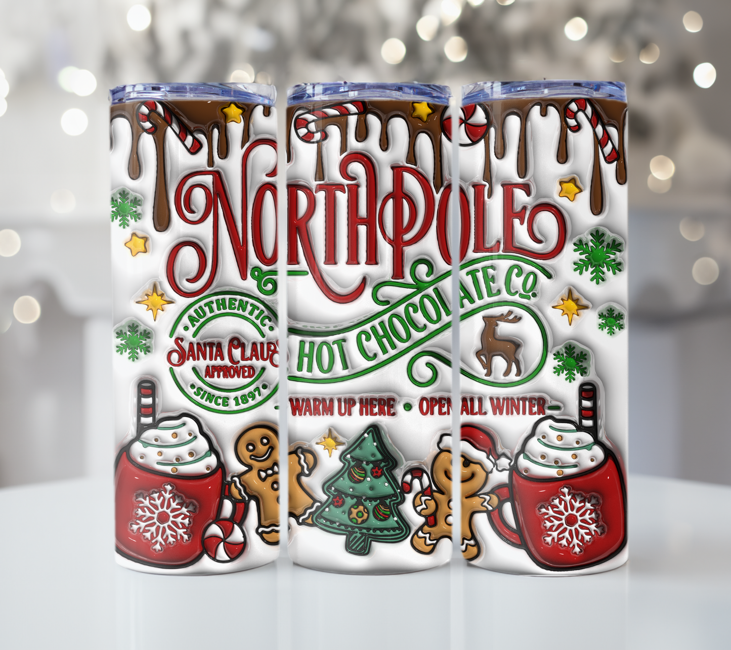 North Pole Hot Chocolate Tumbler