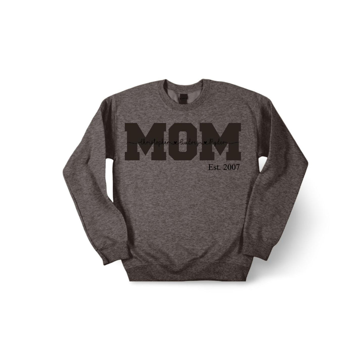 Personalized Mom Shirt, Custom Kids Name Sweatshirt