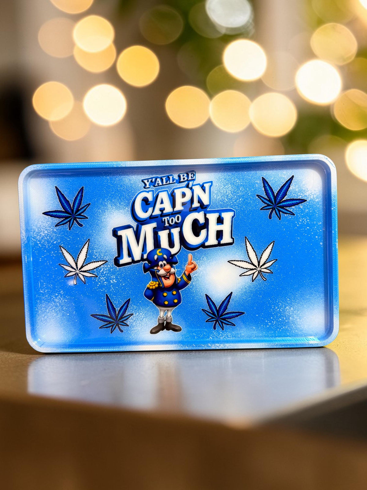 Yall Be Captn Rolling Tray