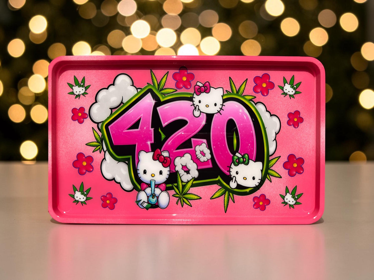 Hello Rolling Tray, Kitty Rolling Tray