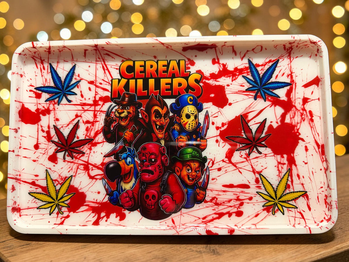 Cereal Killers Horror Rolling Tray