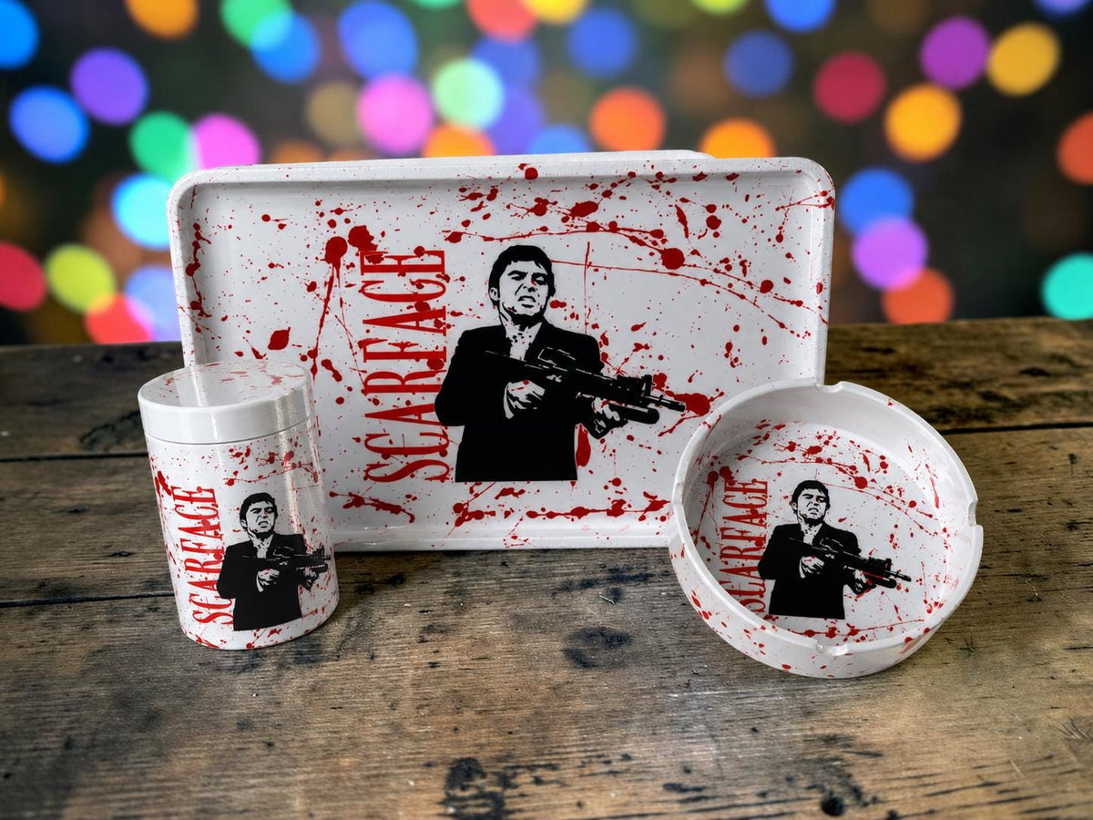Scarface Rolling Tray, 420 Gift, Stoner Gift, Custom Rolling Tray