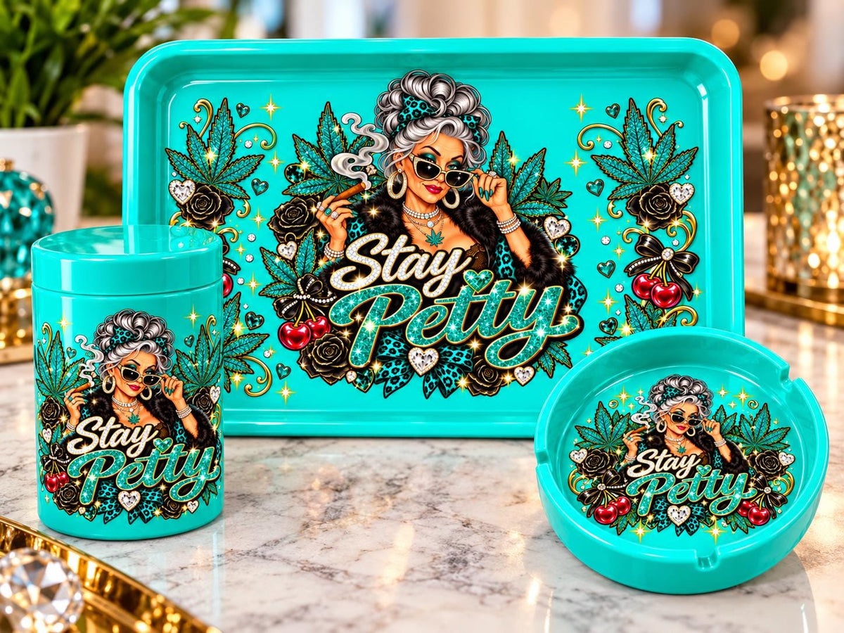 Stay Petty Rolling Tray Set