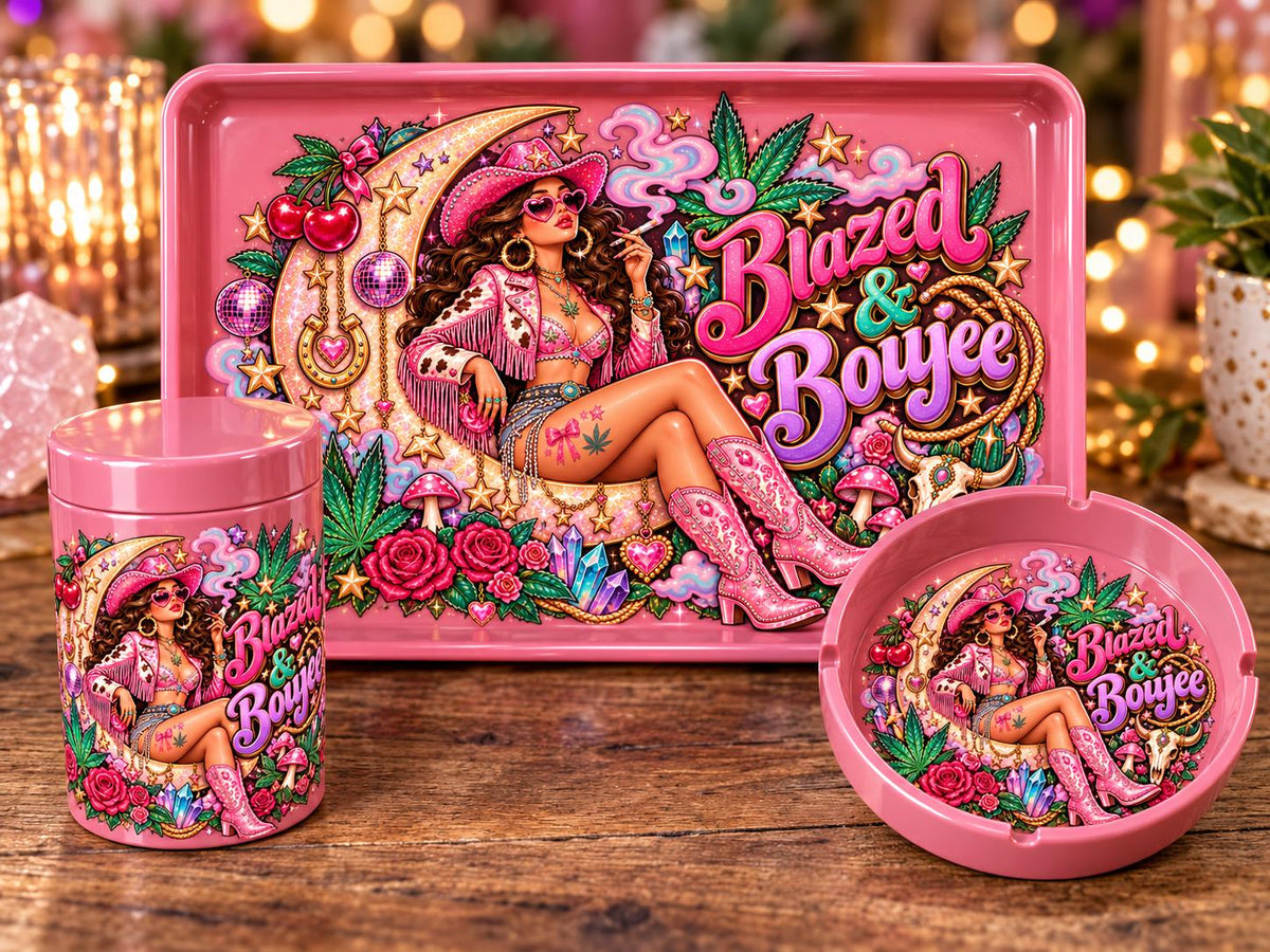 Blazed and Boujee Rolling Tray Set