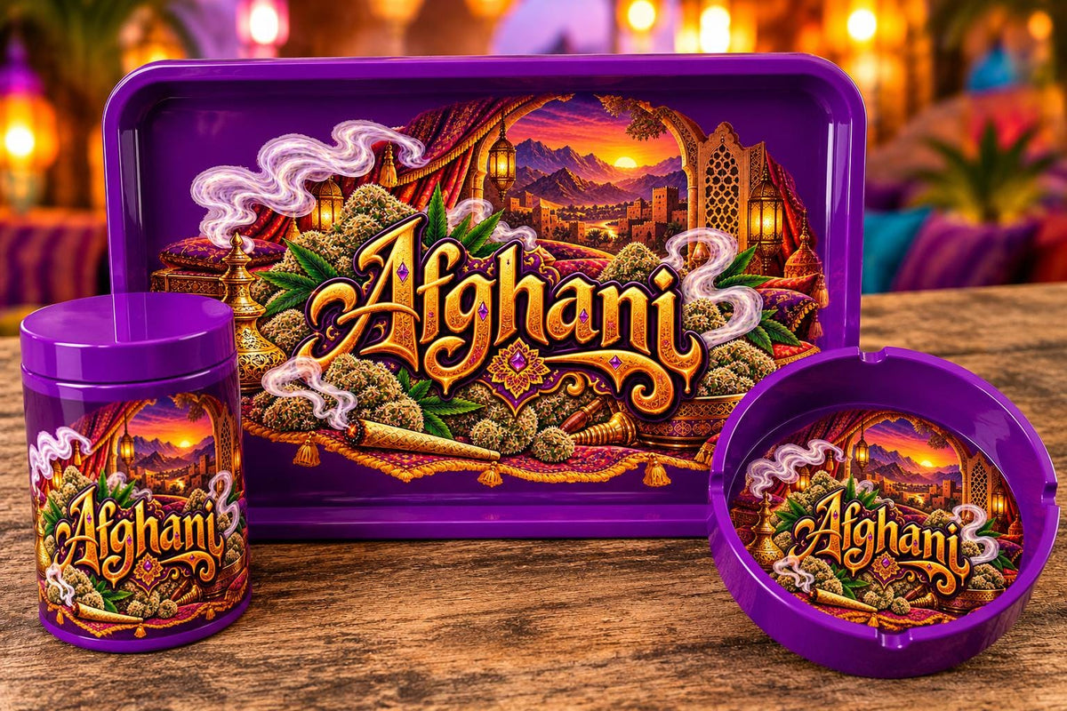 Afghani Rolling Tray Set