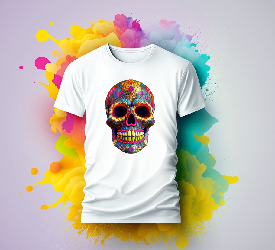 Sugar Skull Black Eyes