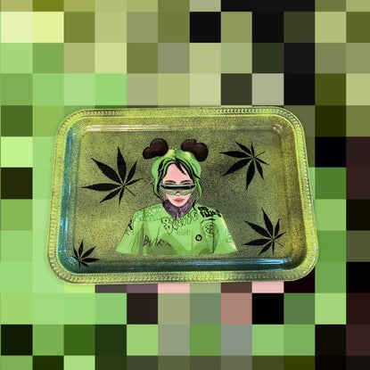 Billie Ellish Rolling Tray