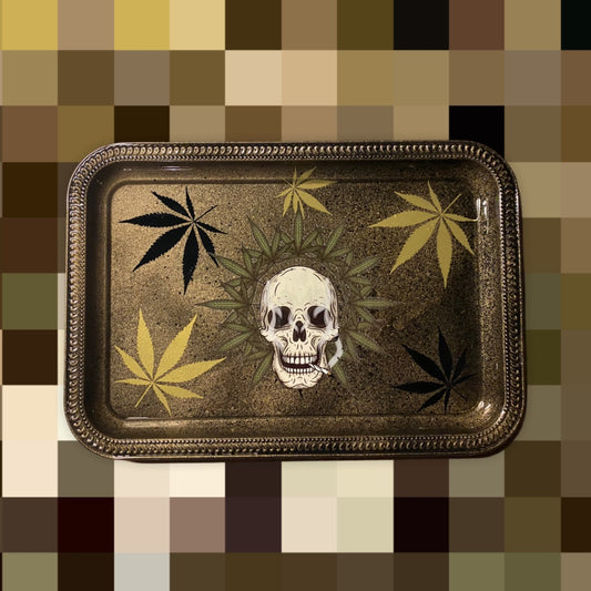 Skull Rolling Tray