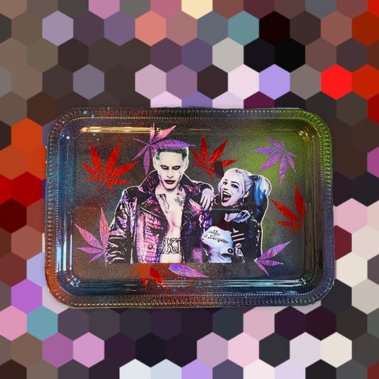 Harley and Joker Rolling Tray